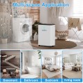 Airfire Dehumidifier, 8 Pint (DOE) Dehumidifier with Drain Hose, Max 2500 Sq.Ft Dehumidifiers for Home Basement, 0.66 Gal Water Tank, Overflow Protection, Auto Defrost& Drain, Humidity Indicator