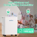 AIRFIRE Dehumidifier, 12 Pint Dehumidifiers for Home (DOE), 1500 Sq. Ft Dehumidifiers with Drain Hose, 0.66 Gallon Water Tank for Basement Bedroom Bathroom, Overflow Protection, 24H Timer AIRFIRE Dehumidifier, 12 Pint Dehumidifiers for Home (DOE), 1500 Sq. Ft Dehumidifiers with Drain Hose, 0.66 Gallon Water Tank for Basement Bedroom Bathroom, Overflow Protection, 24H Timer