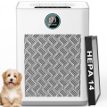 2025 Upgraded Air Purifier for Home Large Room 2800Ft² with Washable Pre-filter, H14 True Hepa Air Purifiers for Bedroom, for Pets Hair Pollen Odor Dander Dust Wildfire, White