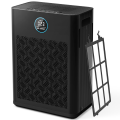 2025 Upgraded Air Purifier for Home Large Room 2800Ft² with Washable Pre-filter, H14 True Hepa Air Purifiers for Bedroom, for Pets Hair Pollen Odor Dander Dust Wildfire, Black