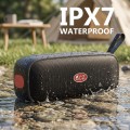 [New Arrival] Portable Bluetooth Speaker with Stereo Sound, Deep Basss, IPX7 Waterproof, 24-Hour Playtime, Wireless Speaker for Home, Outdoors, Travel