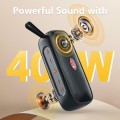 [New Arrival] Portable Bluetooth Speaker with Stereo Sound, Deep Basss, IPX7 Waterproof, 24-Hour Playtime, Wireless Speaker for Home, Outdoors, Travel