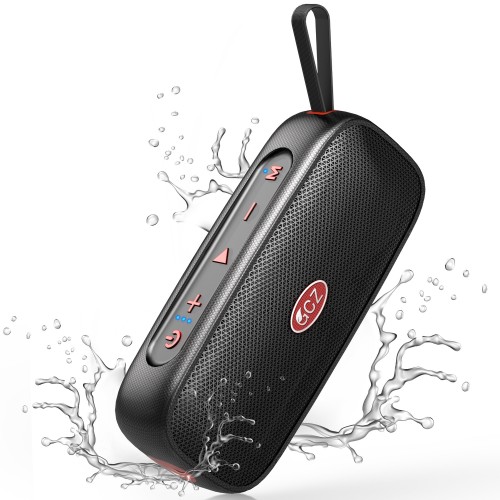 [New Arrival] Portable Bluetooth Speaker with Stereo Sound, Deep Basss, IPX7 Waterproof, 24-Hour Playtime, Wireless Speaker for Home, Outdoors, Travel