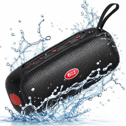 [New Arrival] Portable Bluetooth Speaker with Stereo Sound, Deep Basss, IPX7 Waterproof, 24-Hour Playtime, Wireless Speaker for Home, Outdoors, Travel
