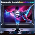 [Electric Focus] Mini Projector with WiFi and Bluetooth, Support 4K 1080P, Auto Keystone, Portable Home Projector for HDMI/USB/Phone