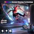 [Electric Focus] Mini Projector with WiFi and Bluetooth, Support 4K 1080P, Auto Keystone, Portable Home Projector for HDMI/USB/Phone