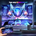 [Electric Focus] Mini Projector with WiFi and Bluetooth, Support 4K 1080P, Auto Keystone, Portable Home Projector for HDMI/USB/Phone