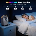 [Electric Focus] Mini Projector with WiFi and Bluetooth, Support 4K 1080P, Auto Keystone, Portable Home Projector for HDMI/USB/Phone