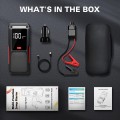 GCZ 4200A Peak Car Jump Starter for All Gas & 10L Diesel Engines, 27000mAh Portable Battery Booster with 65W Car Charger, LED Display & Lighting (3-Year Warranty)