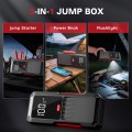 GCZ 4200A Peak Car Jump Starter for All Gas & 10L Diesel Engines, 27000mAh Portable Battery Booster with 65W Car Charger, LED Display & Lighting (3-Year Warranty)