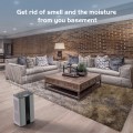 AIRFIRE Dehumidifier for Home, 1000 sq. ft Dual Semiconductor Dehumidifier with Auto Shut-Off, Ultra Quiet, 86OZ Water Tank, Portable Dehumidifier for Bedroom, Bathroom, Closet, RV
