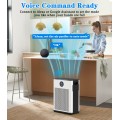 Air Purifier, FRESHDEW Air Purifiers for Home with H14 HEPA and Activated Carbon Filter, Removes 99.99% of Dust,Odors,Smoke,and Pet Hair Covers up to 2300 Sq.Ft, Quiet and Energy Efficient