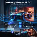 GCZ Projector with WiFi and Bluetooth, 1080P Support Portable Projector, Auto Keystone and Electric Focus, Max 160" Screen, Compatible with TV Stick