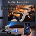 GCZ Projector with WiFi and Bluetooth, 1080P Support, Auto Keystone Electric Focus, Portable Projector for Phone/TV Stick