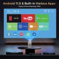 [Built-in Apps] GCZ Mini Projector with WiFi and Bluetooth, HD 1080P Video Smart Projector with Android System