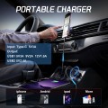 GCZ 4200A Peak Car Jump Starter for All Gas & 10L Diesel Engines, 27000mAh Portable Battery Booster with 65W Car Charger, LED Display & Lighting (3-Year Warranty)
