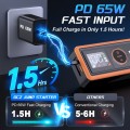 GCZ 6000A Portable Car Jump Starter, 32000mAh Battery Booster with Upgraded Jumper Cables & Multi-Function Protector, 12V Auto Jump Box for All Gas & Up to 10L Diesel Engines, PD65W Fast Charge Input GCZ 6000A Portable Car Jump Starter, 32000mAh Battery Booster with Upgraded Jumper Cables & Multi-Function Protector, 12V Auto Jump Box for All Gas & Up to 10L Diesel Engines, PD65W Fast Charge Input