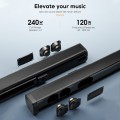 GCZ Soundbar with Subwoofer, 2.1 CH Separable Sound Bars for TV, Bluetooth/HDMI-ARC/AUX/Opt 3D Surround Sound